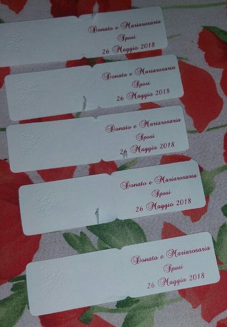 Bigliettini bomboniere - 2