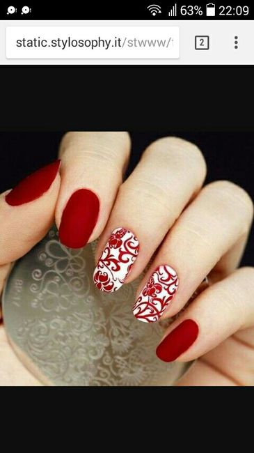 Nail art sposa - 1