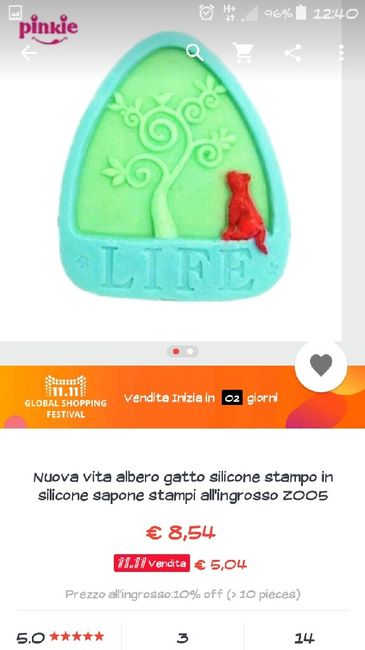 Gessetti segnaposto  albero - 1