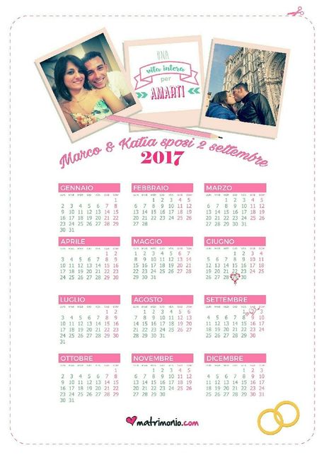 Il vostro calendario di matrimonio.com - 1