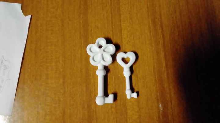 Chiavi in gesso profumato