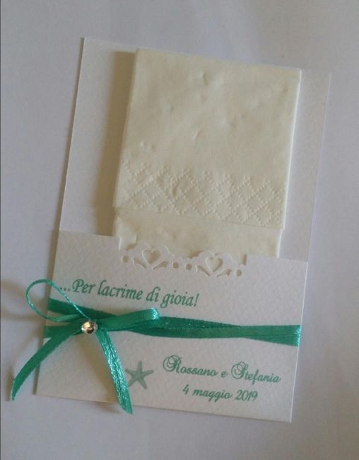 Fazzolettini tempo personalizzati - 1