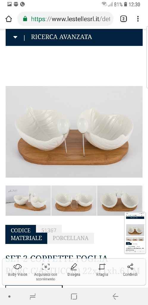 Sondaggio: costo bomboniere cadauna - 1