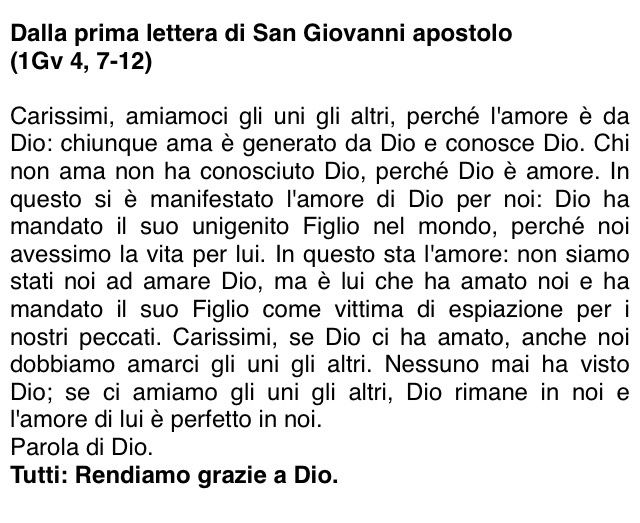 Letture in Chiesa - 2