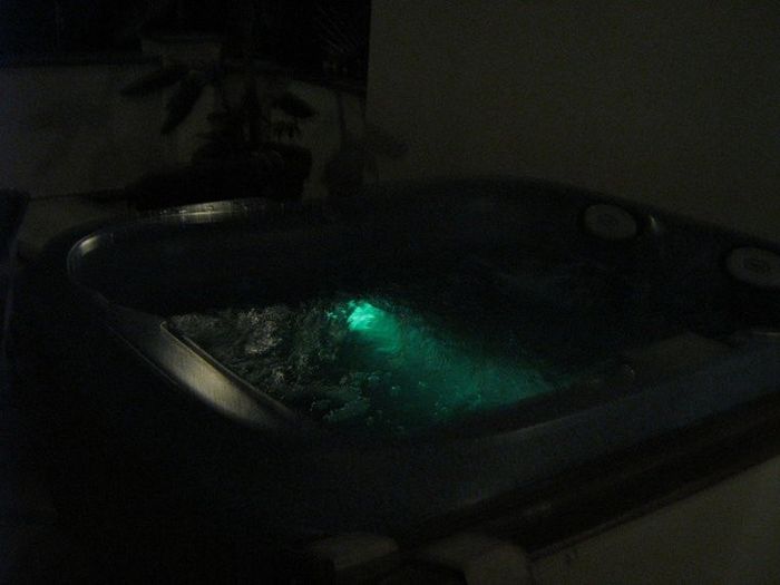 Jacuzzi di notte