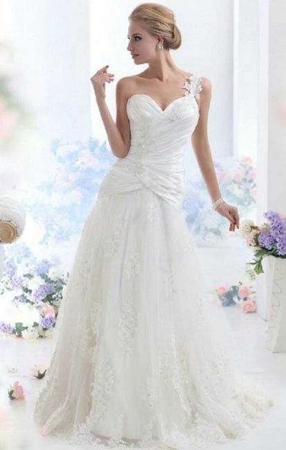 Abito da sposa che snellisce 1