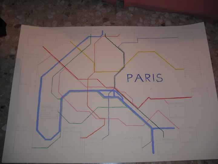 tableau metro parigi
