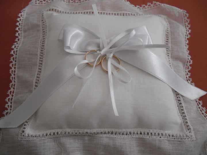 cuscino con fedi