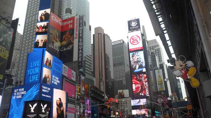 times square di giorno