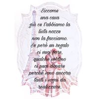 Come scrivo nella partecipazione che vogliamo i soldi sul conto corrente? - 1