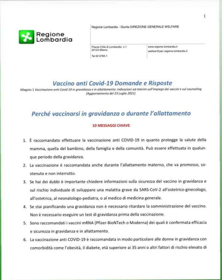 Vaccino e ricerca gravidanza!!!help!!! - 1