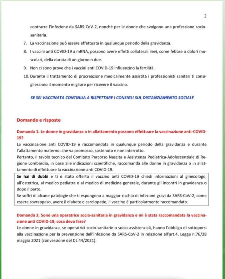 Vaccino e ricerca gravidanza!!!help!!! - 1