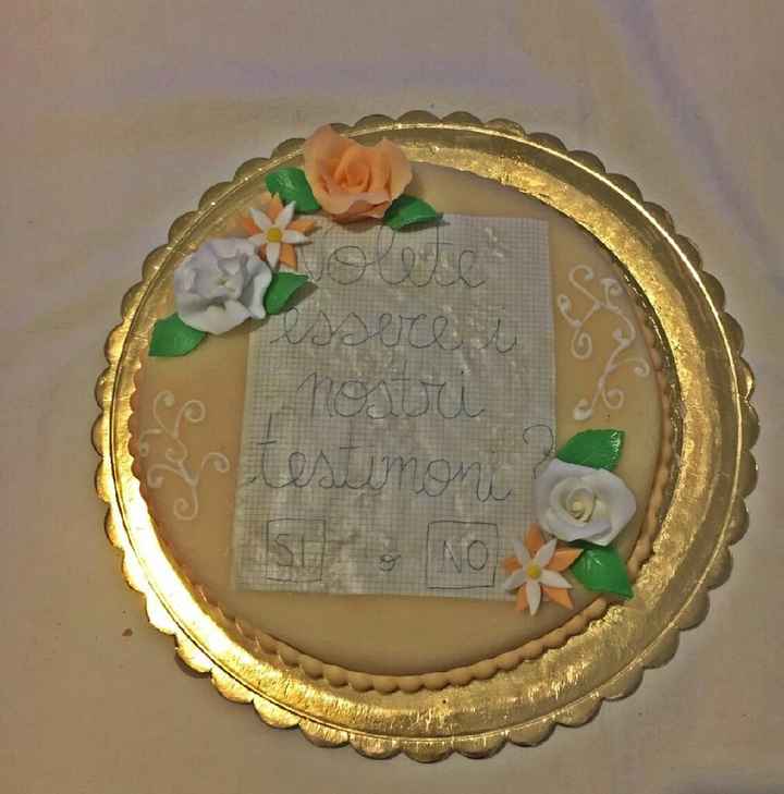 Annuncio ai testimoni di nozze - 1