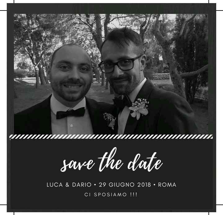 Save the date pronti - 2