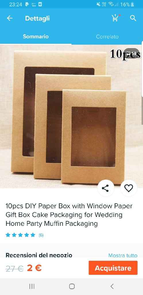 Bomboniere fai da te/scatole - 1