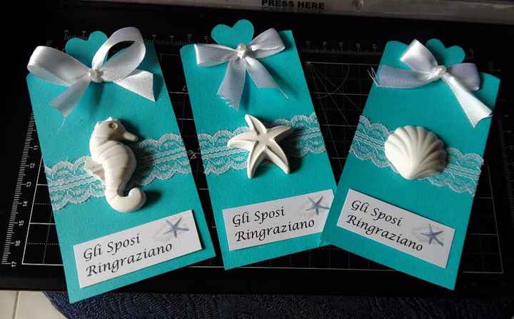 segnaposto mare modificati