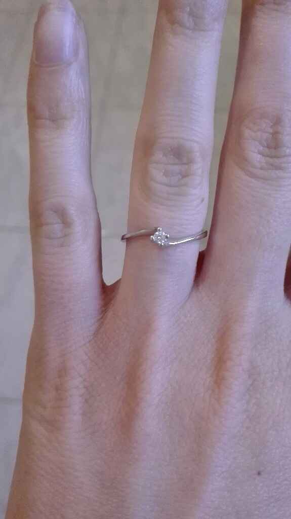 Curiosità: l'anello della proposta :-) - 1