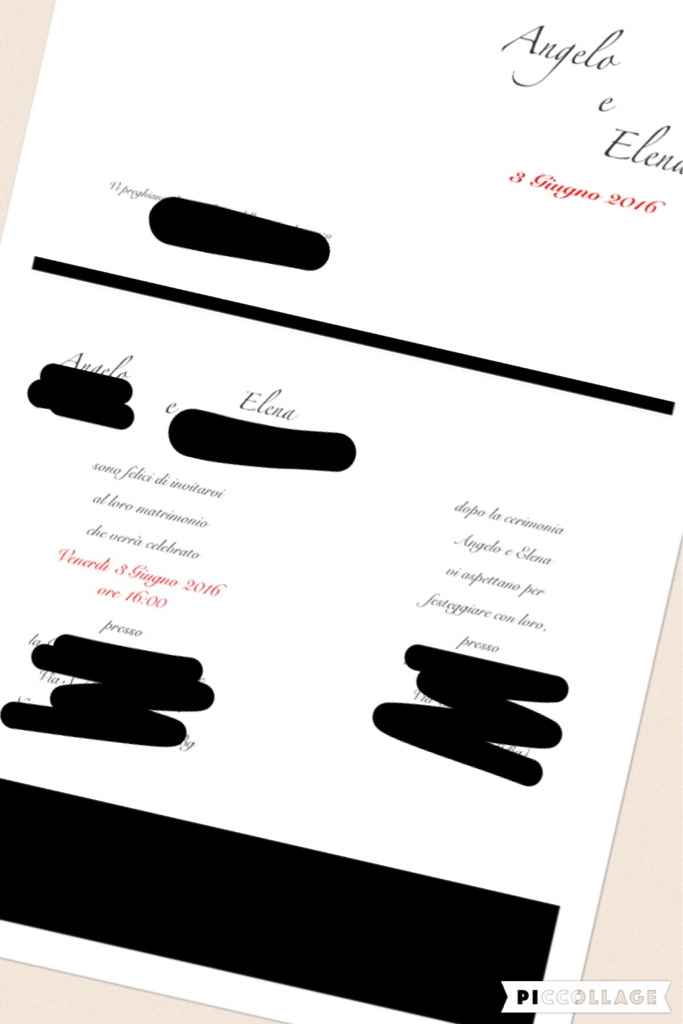 Cosa avete scritto su partecipazioni? - 1