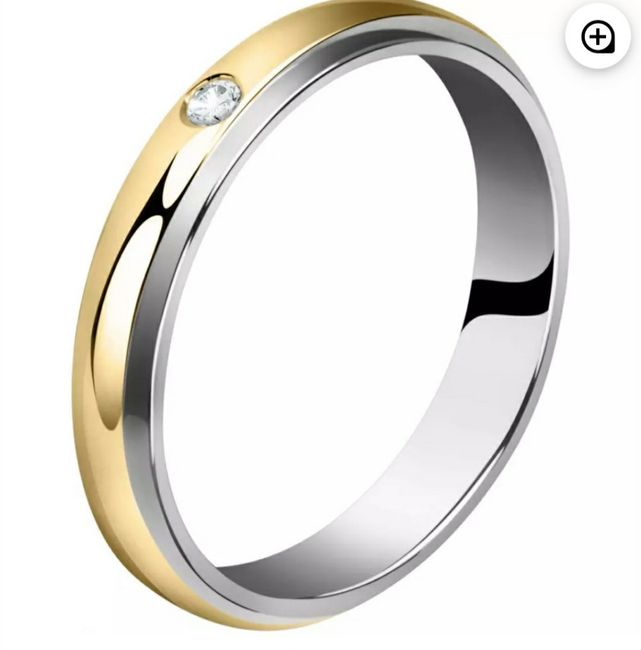 Sondaggio modello fedi in oro giallo 1