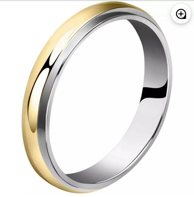 Sondaggio modello fedi in oro giallo 2