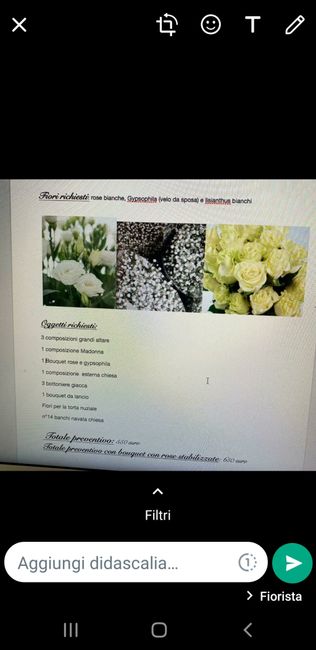 Preventivo/budget fiorista 3