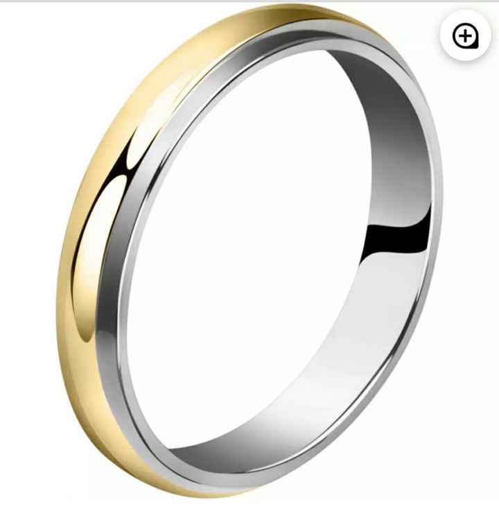 Sondaggio modello fedi in oro giallo - 2