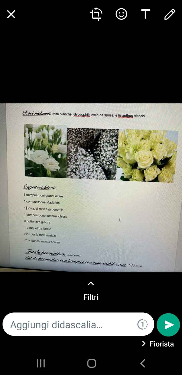 Preventivo/budget fiorista - 1