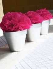 Decorazioni con pom poms