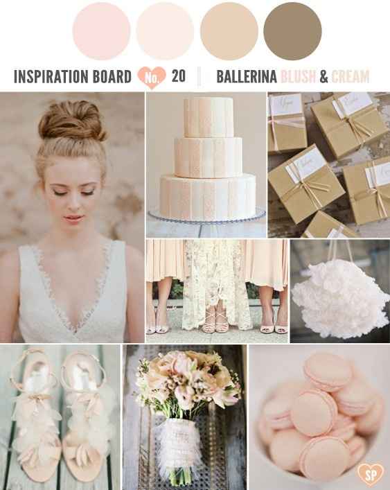 Blush and cream wedding inspiration