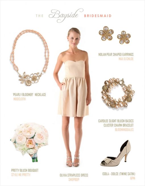 Abito cipria accessori - 1