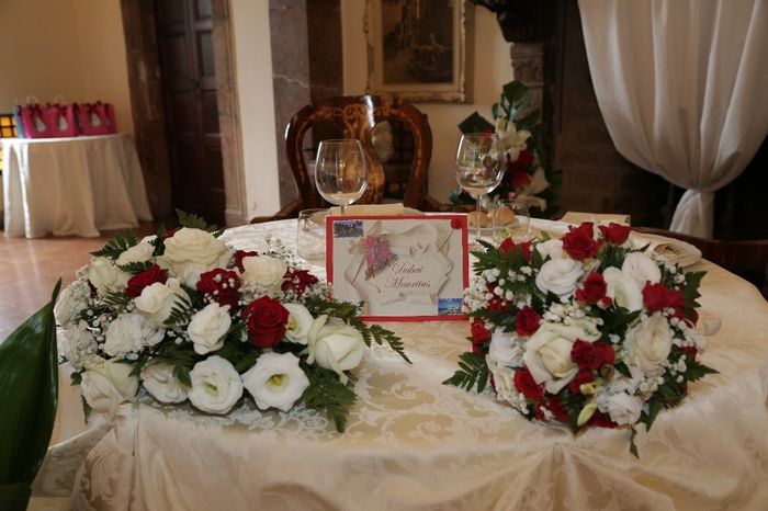 Tavolo sposi