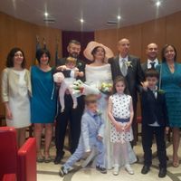 foto coi testimoni e i paggetti