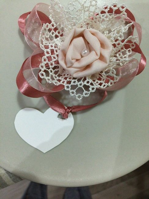 Fiori di stoffa shabby schic - 1