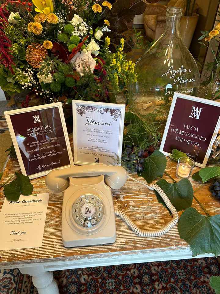 Audio guest book - telefono dediche matrimonio - 1