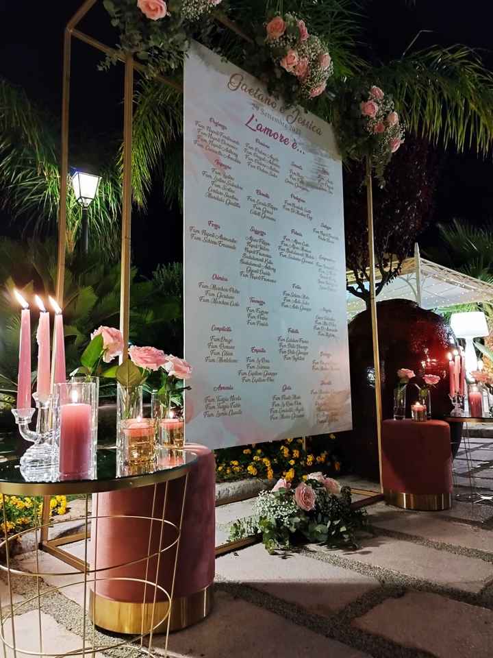 Mise en place/ tableu mariage - 1