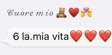 Condividi lo screenshot dell'ultimo messaggio che vi siete inviati 2