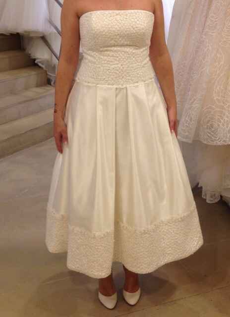 Chi ha scelto l'abito da sposa corto? mi fate vedere??? - 1