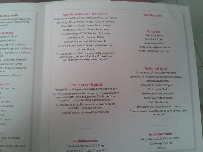 Prova menù con catering fatta! :) - 2
