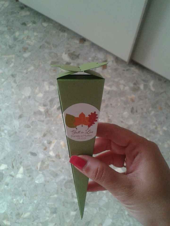 Coni porta riso, prima idea - 3