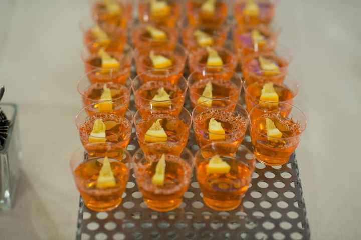 Gelatina di spritz per aperitivo