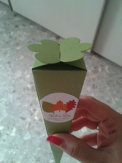 Coni porta riso, prima idea - 2