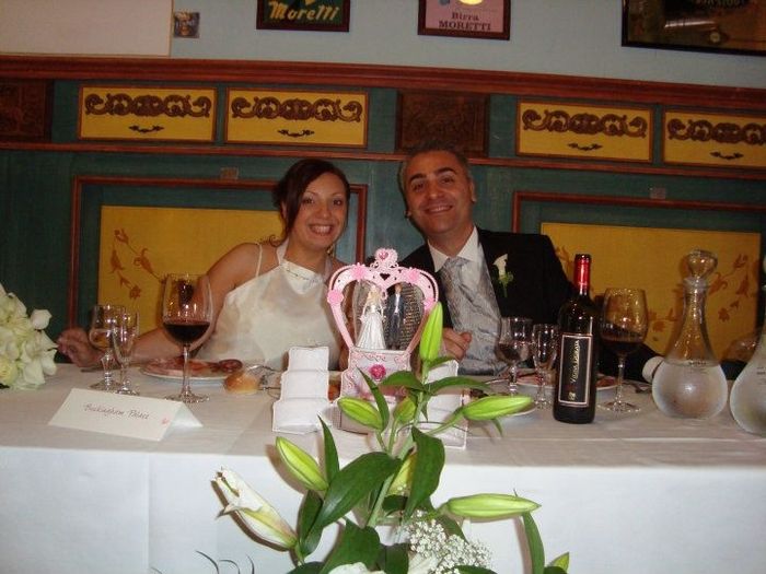 il tavolo degli sposi