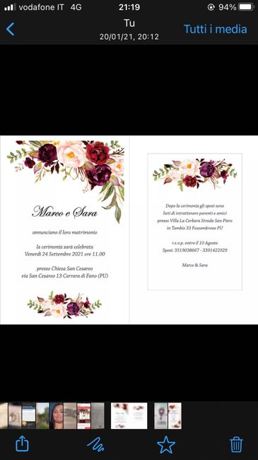 Che ne pensate ❤️ex sposa 18 aprile ..24 settembre ❤️ 2