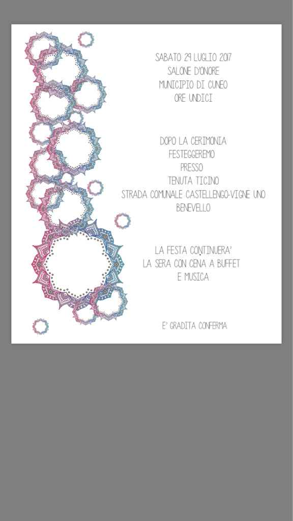 Ecco le partecipazioni!! - 2