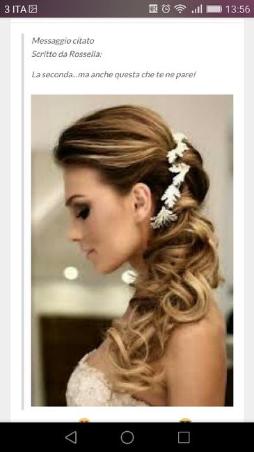 Acconciatura semi raccolto per capelli medi.. - 3