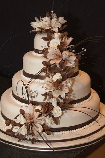 idee matrimonio in avorio e marrone