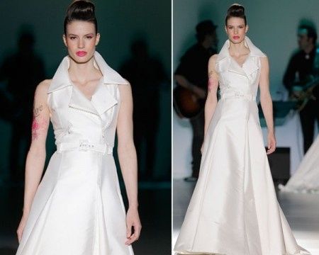 abito con scollo a camicia