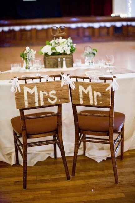 decorazioni per le sedie al ricevimento di nozze 