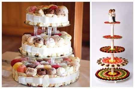 torte nuziali gelato - caramelle 