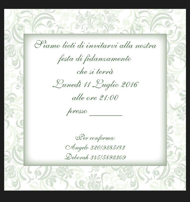 Festa di fidanzamento _step 2 - 2